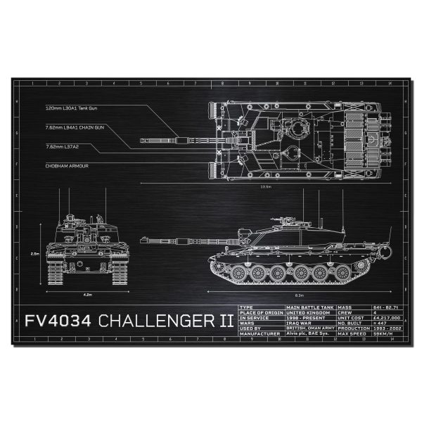 Challenger II Aluminium Blueprint